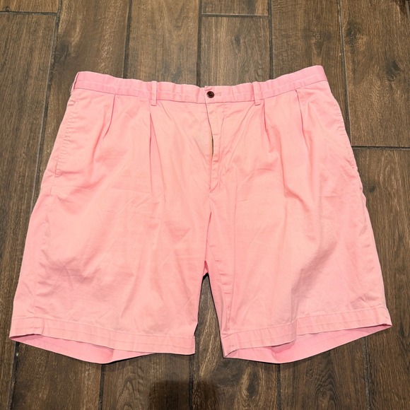 Polo Golf Ralph Lauren Other - Polo Golf Ralph Lauren Mens 40 Pink Fairway Fit Pleated Cotton Stretch Shorts